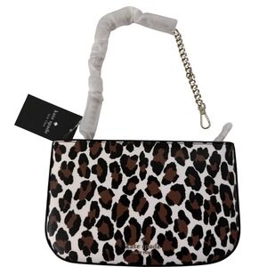 Kate Spade Madison Spotted Leopard Pochette Bag 90s Shoulder Mini‎ NWT KH779